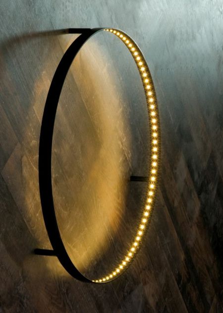 Applique Curve à Led - Noir - Ø 60 cm - Le Deun Luminaires