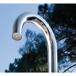 Douche de piscine design en inox Club C90 AST de Fontealta