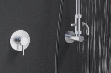 Douche extérieure inox - Waterline - W6X1.E- Fontealta Douche extérieure inox - Waterline - W6X1.E- Fontealta