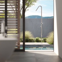 Douche extérieure inox - Twiggy CS40 Mix Extra- Fontealta