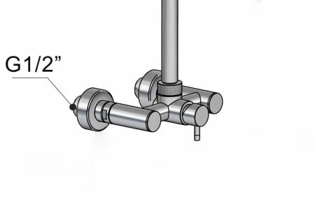 Douche extérieure inox - Waterline - W083 - Fontealta Douche extérieure inox - Waterline - W083 - Fontealta