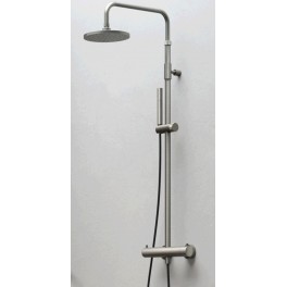 douche extérieure en inox W075.E avec douchette de Fontealta douche extérieure en inox W075.E avec douchette de Fontealta