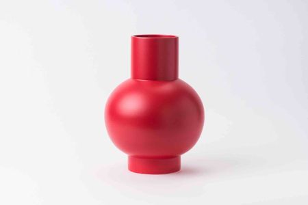Vase Strøm Large rouge de Raawii