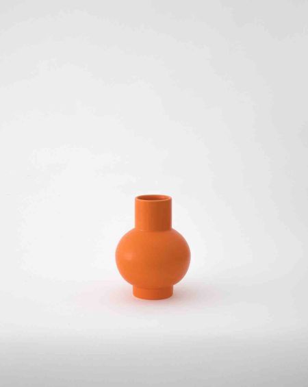 Vase Strøm orange small de Raawii