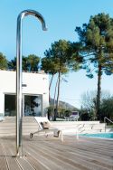 Douche de piscine design en inox Club C90 AST de Fontealta
