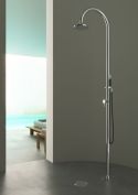 Douche de piscine inox, mitigeur, pommeau, douchette - Origo C50AS.ME Fontealta