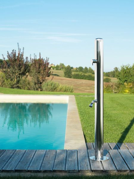 Colonne rince-pieds extérieure design inox 316 - Spring Col 90 L