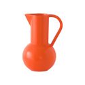 Vase - pichet Jug orange - Médium - Raawii