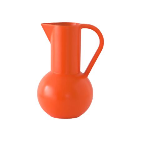 Vase pichet orange Jug de Raawii