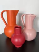 Vase pichet orange Jug Large de Raawii