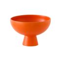 Coupe Strøm Medium céramique orange / Ø 22 cm - Fait main - Raawii