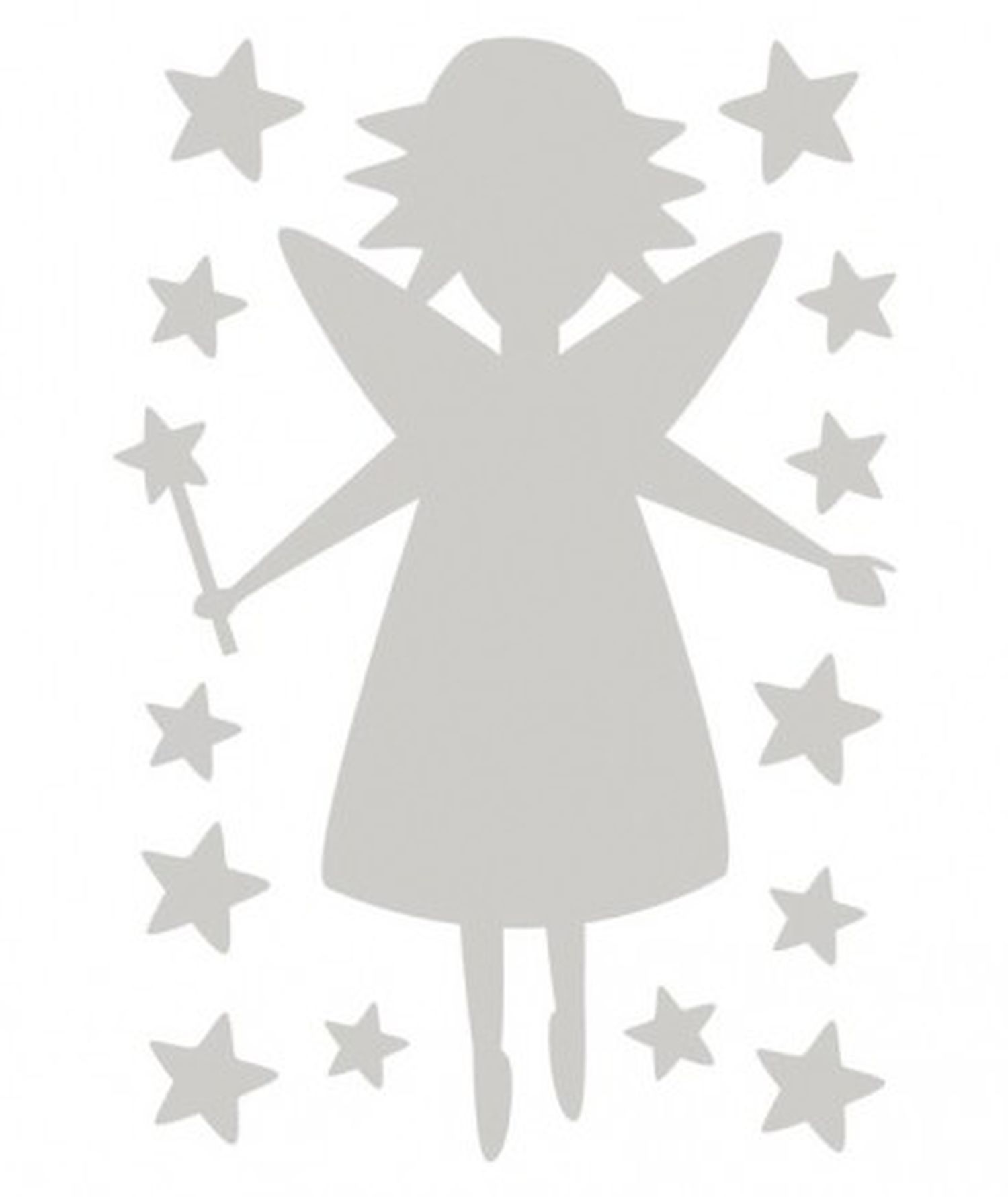 Décorer avec le sticker mural Fée argenté de Lilipinso Décorer avec le sticker mural Fée argenté de Lilipinso