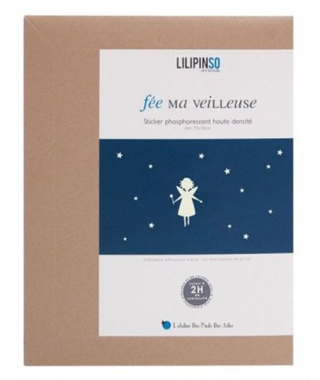 Sticker Fée ma veilleuse - phosphorescent - Lilipinso