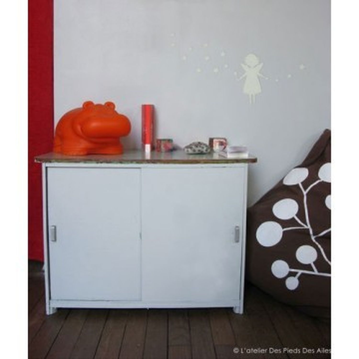 Sticker mural phosphorescent Fée ma veilleuse Lilipinso