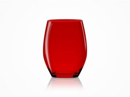 Verre design de couleur, Vertical Party rouge Italesse