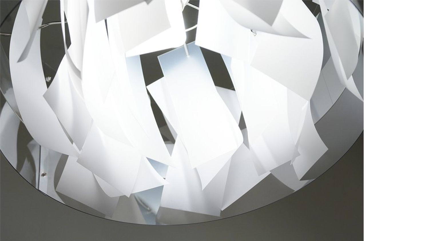 Suspension luminaire Holo Helsinki blanche Dix Heures Dix