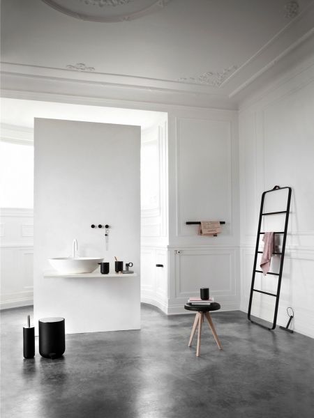 Porte-serviettes - noir - L 60 cm - Menu