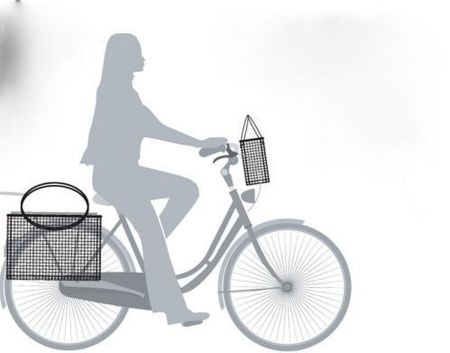 Kit de fixations guidon Panier en maille à casier N° 4 - Matlama