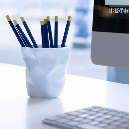 Pot à crayon aspect papier froissé - Pen Pen -  Essey