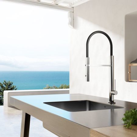 Robinet cuisine inox - Waterline - K35.S - Fontealta