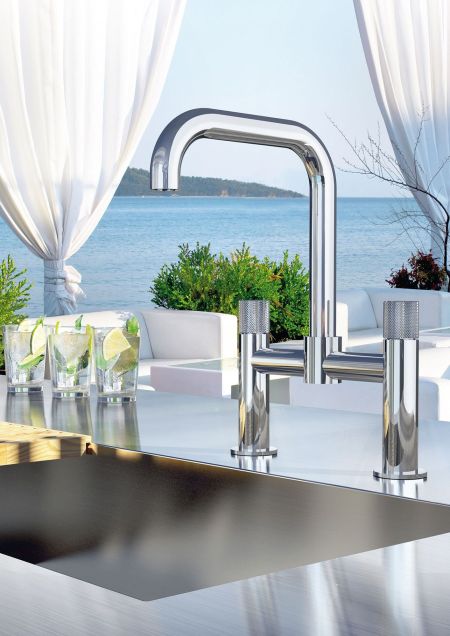 Robinet cuisine inox - Waterline - KW30 - Fontealta