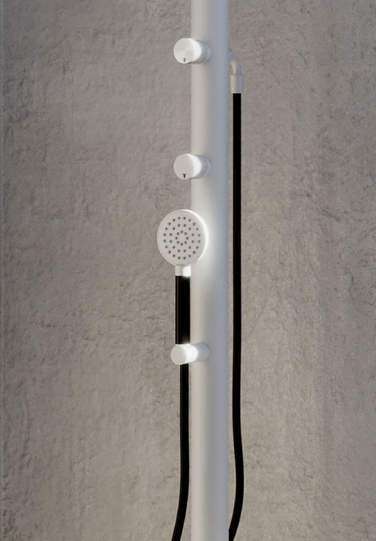 Douche extérieure inox Flamingo F60.ME de Fontealta