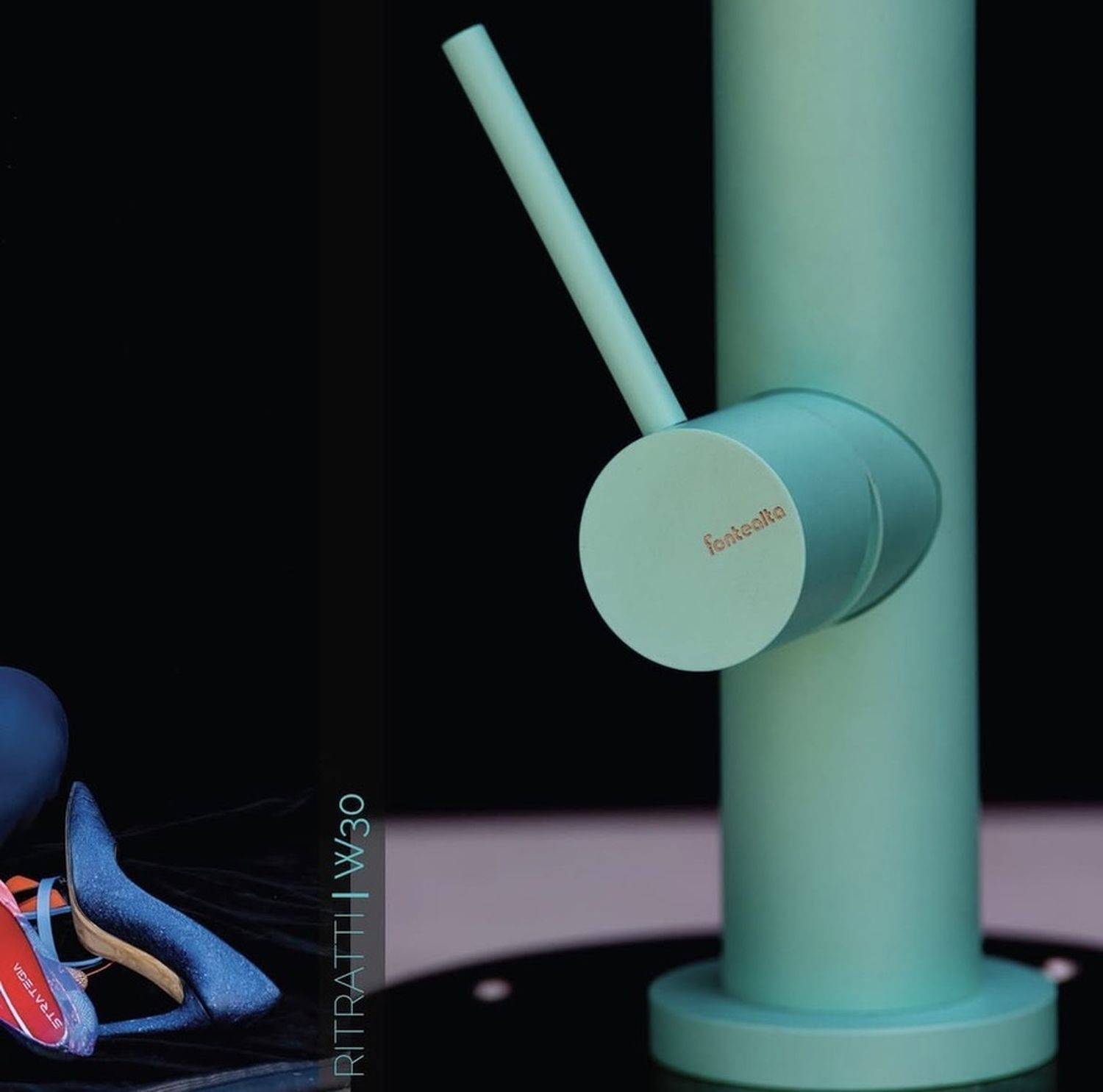 Mitigeur de lavabo en inox 316 W30H de fontealta