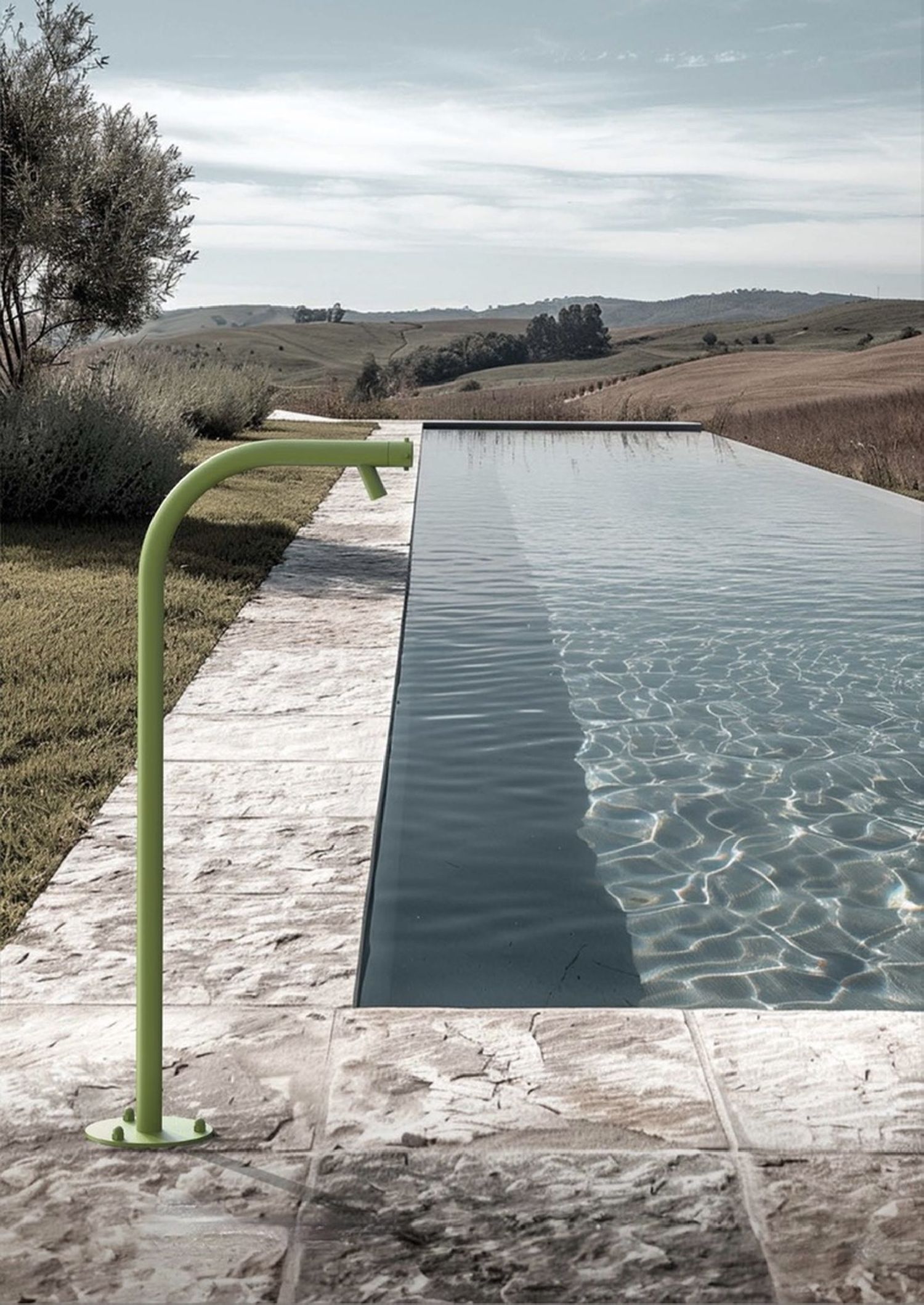 Colonne de robinet de jardin sur pied inox 316 - Spring Col 30