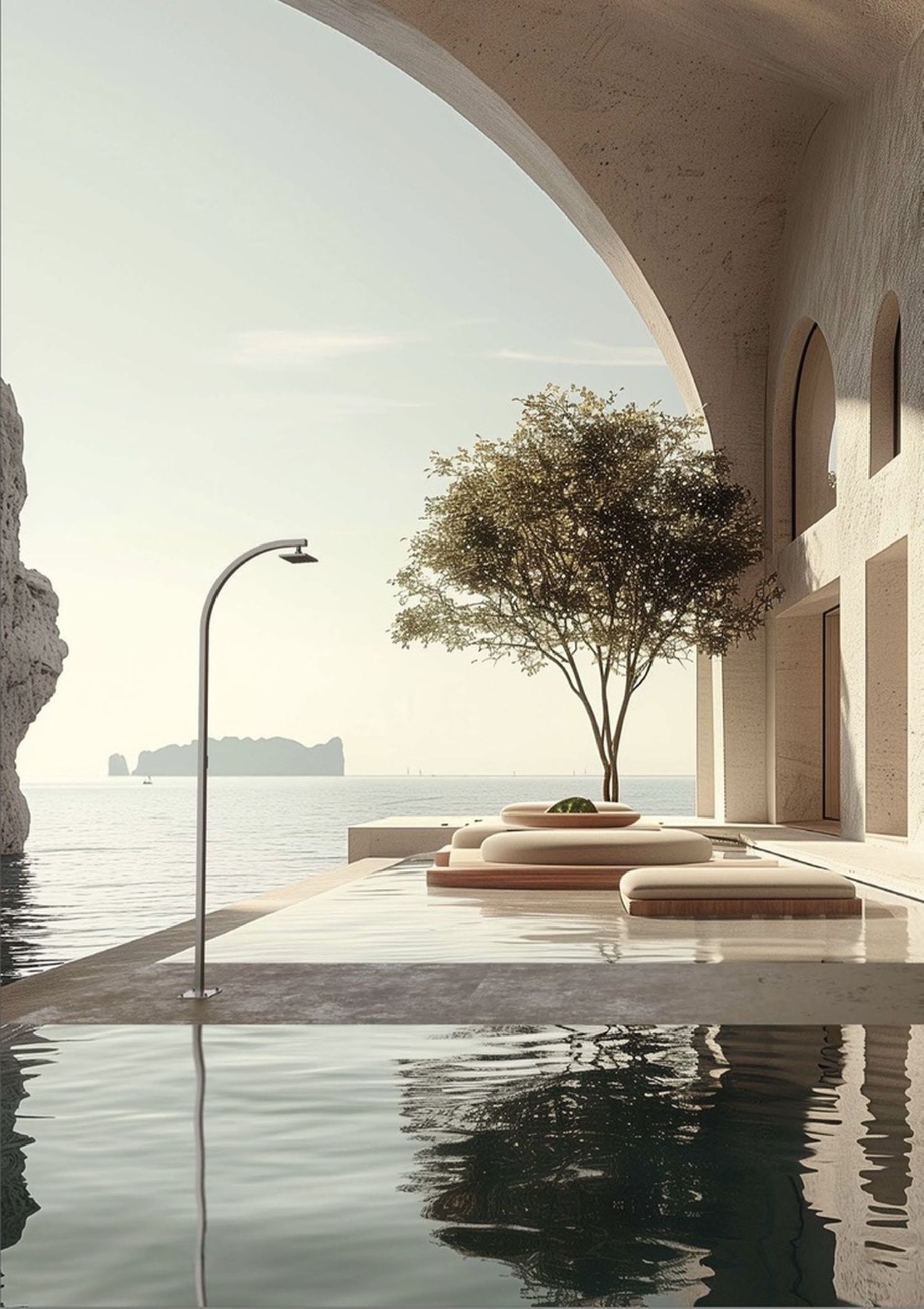 Douche inox avec mitigeur Arko Q53 de Fontealta