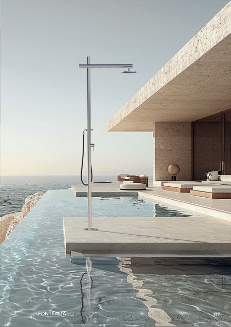 Douche extérieure inox - Onda D50.ME  - Fontealta