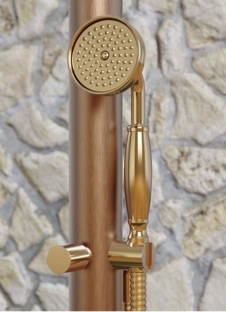 Douche extérieure en cuivre - Origo C50R E - Fontealta