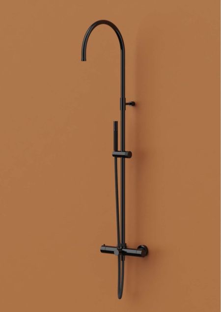 Douche murale extérieure inox - CLUB W154.E - Fontealta