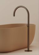 Mitigeur colonne sur pied en inox pour baignoire - Origo C40 V M - Fontealta