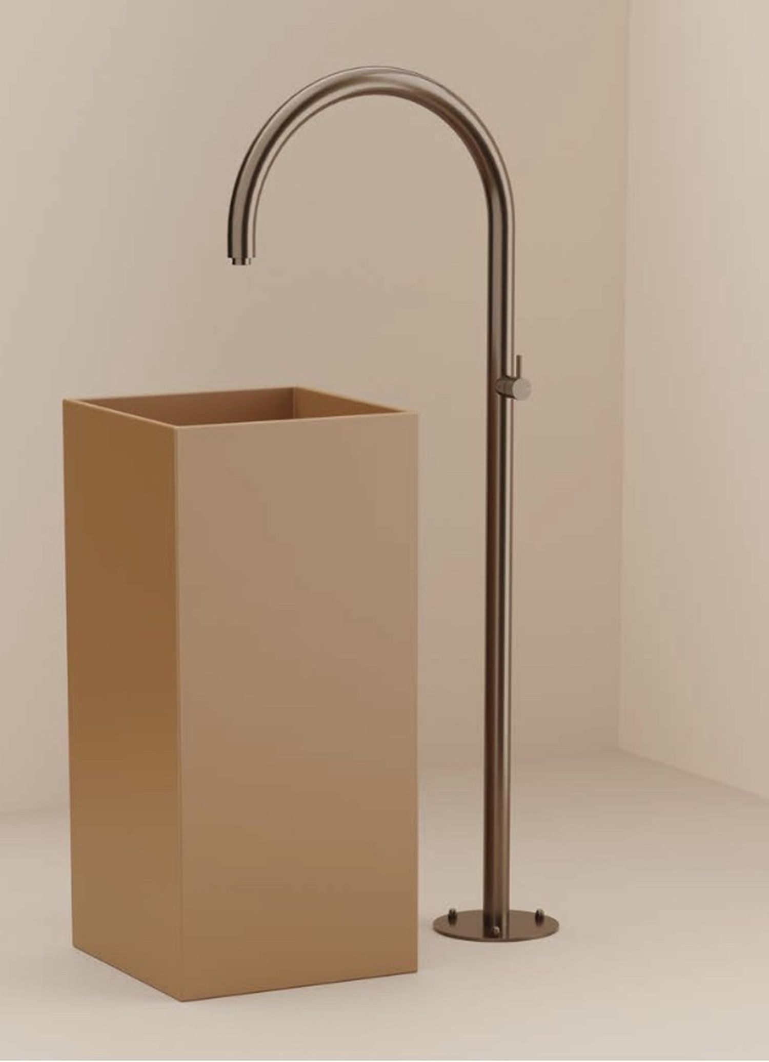 Mitigeur colonne inox 316 pour vasque Origo C40L.M de fontealta Mitigeur colonne inox 316 pour vasque Origo C40L.M de fontealta