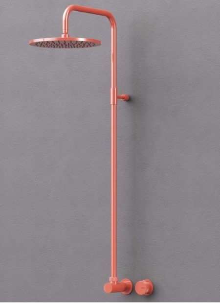 Bras de douche murale extérieure inox - Boss Wide W4X7 - Fontealta