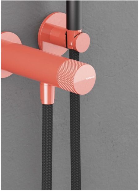 Douchette extérieure murale inox - Boss Wide - WX47C.SK - Fontealta