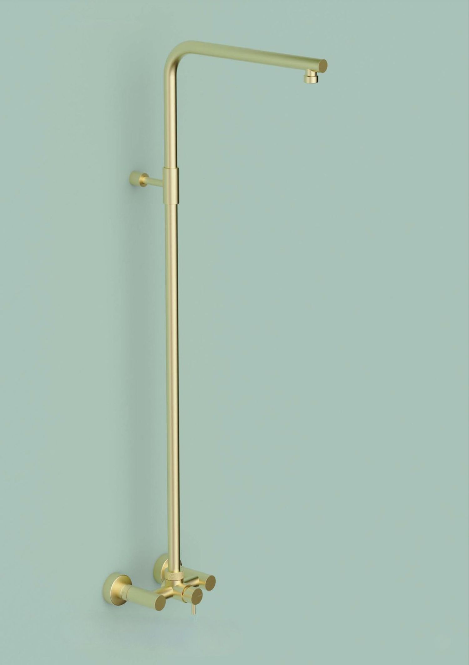 douche extérieure murale en inox W783 avec mitigeur de Fontealta