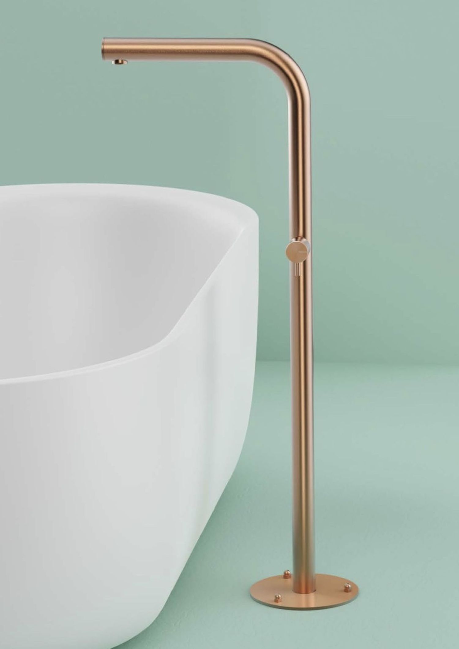 Mitigeur sur pied inox design Skinny S40 VM Fontealta