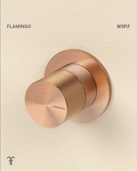 Mélangeur de lavabo encastrable en inox  Flamingo - W3PF - Fontealta