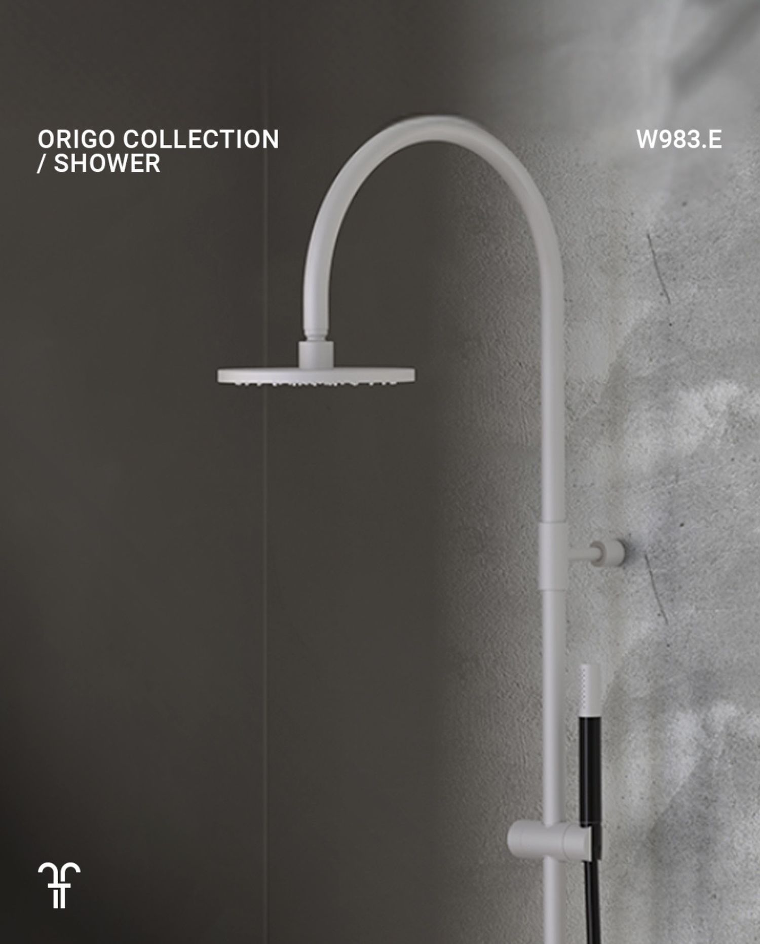 douche murale inox origo w983 avec mitigeur et douchette de Fontealta