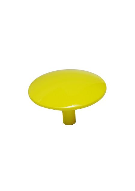 Patère Manto jaune fluo Ø 10 cm - Sentou Edition