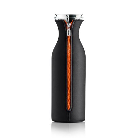 Carafe Stoppe-goutte 1,4 L / Fourreau isolant noir-orange - Eva solo
