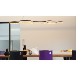 Suspension Ultra8 / LED - 180 x 50 cm - Noir - Le Deun
